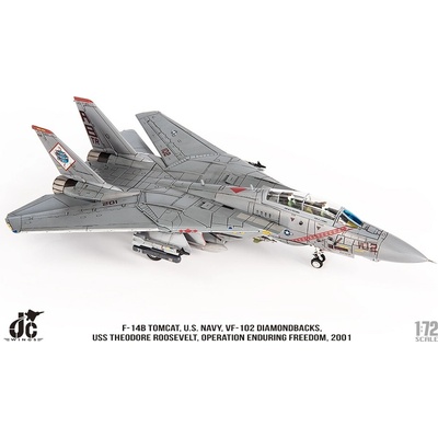 JC Wings F-14B Tomcat USN VF-102 Diamondbacks AB102 USS Theodore Roosevelt Operation Enduring Freedom 2001 1:72
