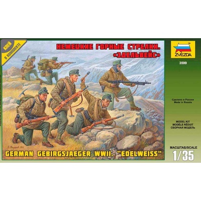 Zvezda German Gebirgsjäger WWII Edelweiss 1:35