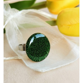 Meganflo Пръстен фюжън в зелено