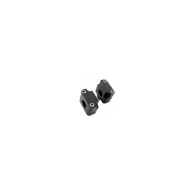 Zvyšovací sada (riser kit) ACCOSSATO 129X +22mm pro řídítka s průměrem 22mm černý