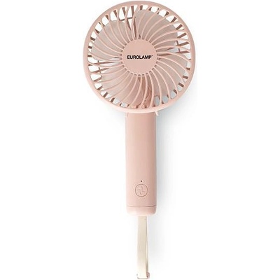EUROLAMP Ръчен вентилатор Eurolamp Φ9, Цвят Розов (300-20523)