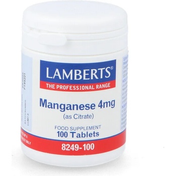 Image 1 of LAMBERTS Хранителна добавка Манган , Lamberts Manganese 4mg, 100 caps