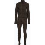 EA7 Emporio Armani Дамски комплект термобельо EA7 Emporio Armani Ski Jacquard Knitted fancy brown animal print