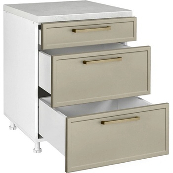 Matis Кухненски шкаф долен с три чекмеджета alba d60 3f b маслина