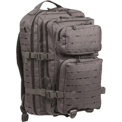 Mil-Tec раница US Assault Голяма Laser Cut, сива, 36л (14002708)