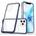 HQWear Прозрачен кейс 3в1 за iPhone 11 Pro Max с гел рамка, син (9145576242315)