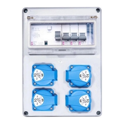 ETI EDS8 RCD 4 B 3F IP44 4x230V 001105842