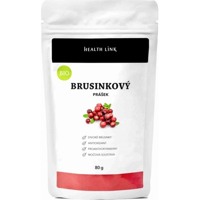 Health Link Brusnicový prášok Bio 80 g