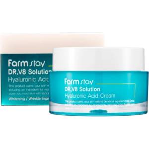 Farm Stay DR. V8 Solution Хидратиращ крем за лице Hyaluronic Acid, 50 ml