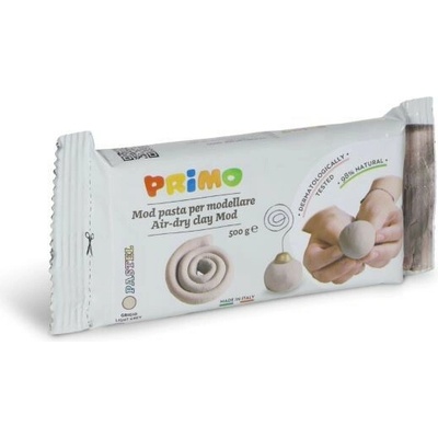 Primo Pastel modelovacia samotvrdnúca hmota 500g pastelovo svetlošedá