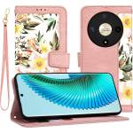 Techsuit Калъф за Honor Magic6 Lite - FlipCraft - Sweetheart Pink (KF2328679)
