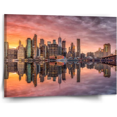 Sablio Obraz New York Západ slnka - 150x110 cm