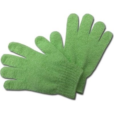 Max GR001 Peelingové rukavice masážne zelené