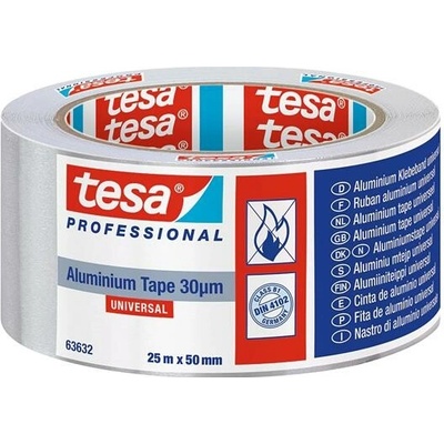 Tesa Professional 63632 Hliníková páska 50 mm x 50 m strieborná