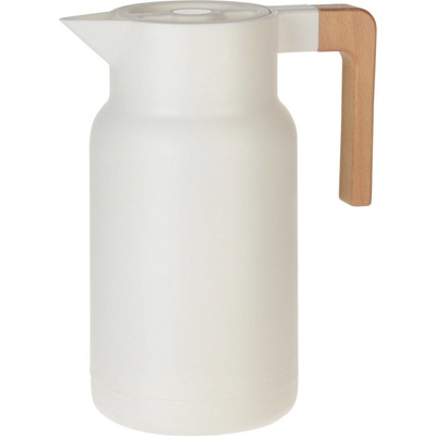 Excellent Houseware Vakuový džbán WOOD 1 l bílý