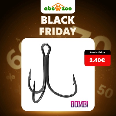 Delphin Trojháčik Bomb! GripHook Triple veľ.6 6 ks