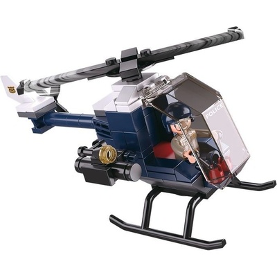 Sluban B0638B Polícia 4v1 Helikoptéra