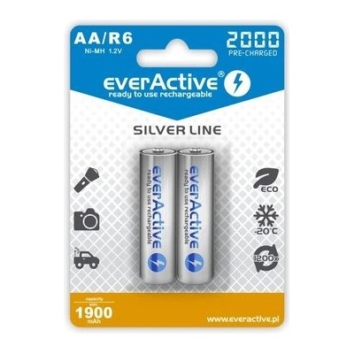 EverActive Silver Line AA 2000 mAh 2ks EVHRL6-2000