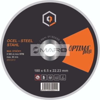 Optima Kotouč brusný 125 x 6,5 x 22,2 mm IP12565R