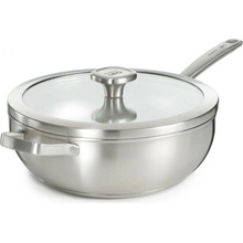 BergHOFF nerezová Wok pánev Graphite s poklicí, 28 cm 3950496