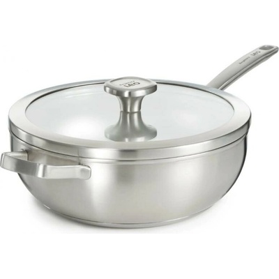 BergHOFF nerezová Wok pánev Graphite s poklicí, 28 cm 3950496