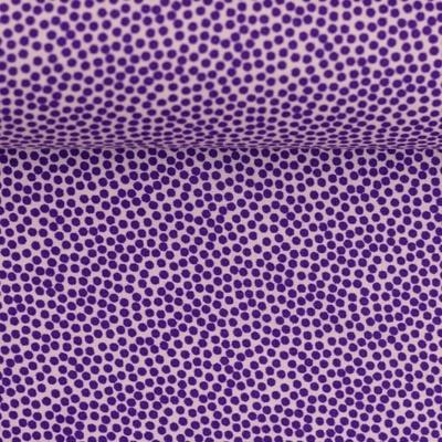 SWAFING Bavlněná látka Dotty puntík levandulová