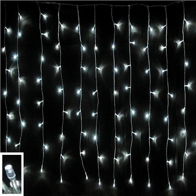 X-Site DATRAM Vánoční osvětlení LED - světelný závěs, bílý, 300 × 300 cm
