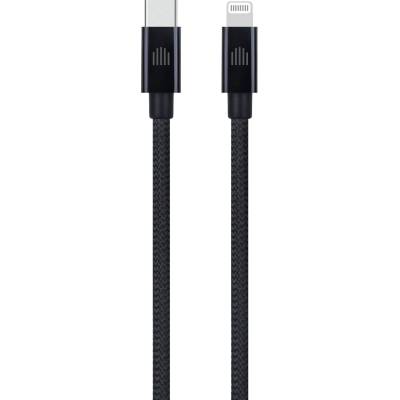 Dviced Cable USB-C to Lightning Nylon Textile 1, 25m - Black (DV120005)