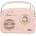 Jabones Beltrán Radio Luiza Eltra USB SD Retro Rechargeable Pink