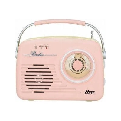 Jabones Beltrán Radio Luiza Eltra USB SD Retro Rechargeable Pink