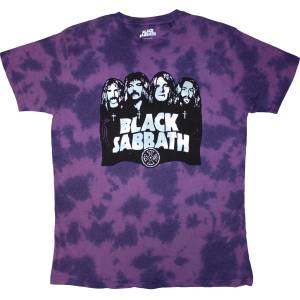 Black Sabbath Band & Logo Wash Collection Purple M Риза (BSTS57MDD02)