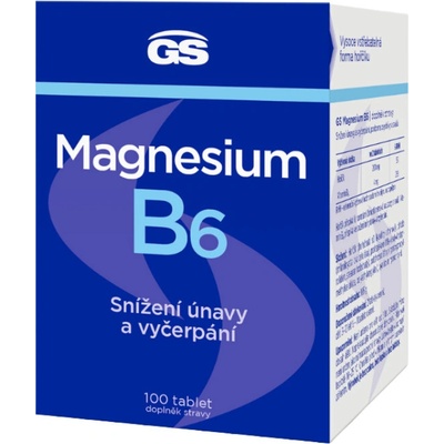 GS Magnesium + vitamín B6 100 tabliet