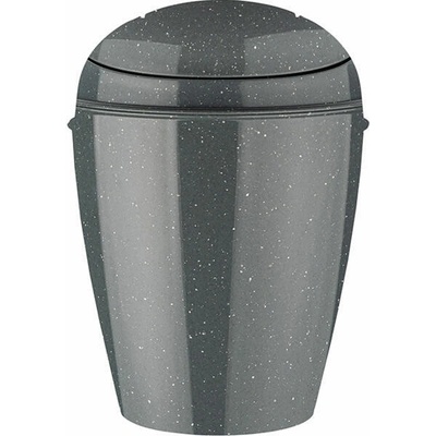 Koziol s výklopným vekom Del, plast, recyklovaný popolček, sivý, 2 l, 1400120