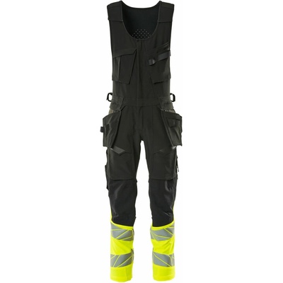 Mascot International pracovná kombinéza ACCELERATE SAFE ULTIMATE STRETCH 19169-711-0917 čierna/HI-VIS reflexná žltá