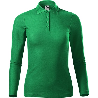 MALFINI Malfini pique polo ls 231 / Дамска поло риза, дълъг ръкав - средно зелена xxl (2311617)