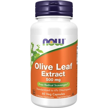 Now Foods Olivový List Olive Leaf Extract 500 mg 60 kapslí