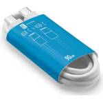 Techaway Кабел Techaway - 8221, USB-C/USB-C, 0.9 m, бял (8221)