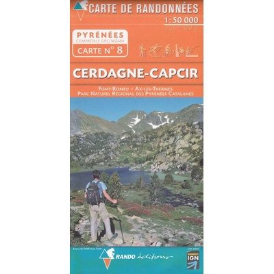8 Cerdagne Capcir Pyrennes Catalunya NRP 1:50t mapa