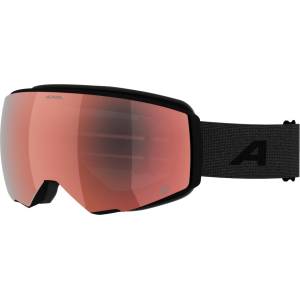 Alpina Ски маска Alpina Granby S Q S2 Ski goggles - Black Matt / Red - размер One Size (417-5457-0211)