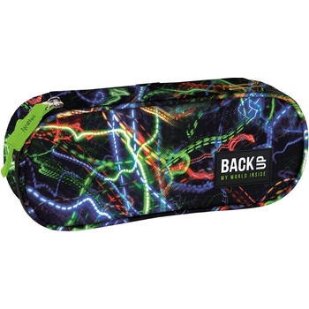 Image 1 of BackUP Овален ученически несесер BackUp A - Neon (93236)