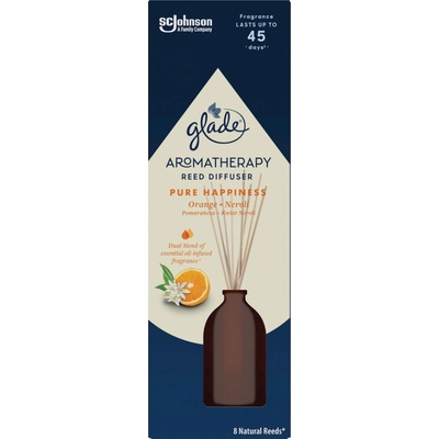 Glade Aromatherapy Reed Diffuser Pure Happiness aróma difuzér vonnej tyčinky 80 ml