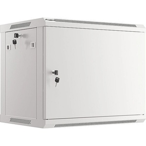 Lanberg rack cabinet 19" wall-mount 9U/600x450 for self-assembly with metal door grey (flat pack) (WF01-6409-00S) - gtcomputers