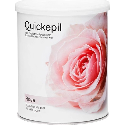 Quickepil Depilační vosk v plechovce růže 800 ml