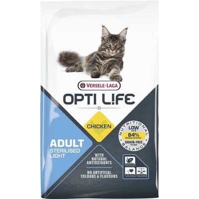 VERSELE-LAGA Opti Life Cat Sterlised Light Chicken 7.5 kg