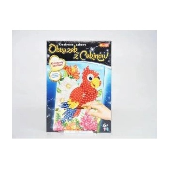 Ranok Creative Picture of sequins. parrot