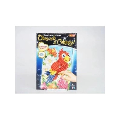 Ranok Creative Picture of sequins. parrot