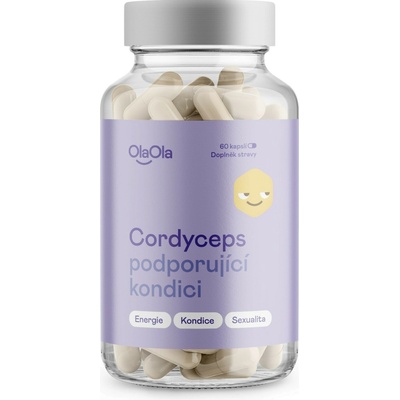 OlaOla Cordyceps podporujúci kondíciu 60 kapsúl