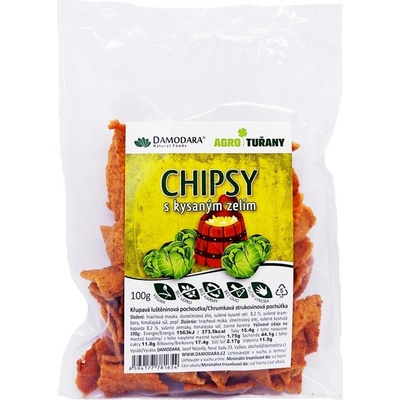 Damodara Chipsy hrachové s kyslou kapustou 100 g