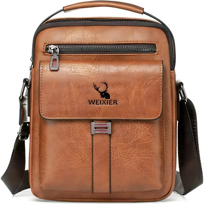Harahu Crossbody Taška WEIXIER EV-36166 Hnedá2