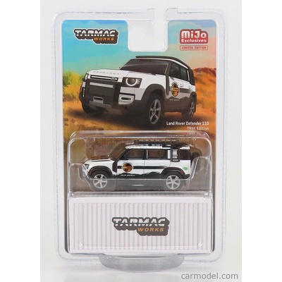 Tarmac Land rover New Defender 110 Trek Edition 2020 Bílá Černá 1:64
